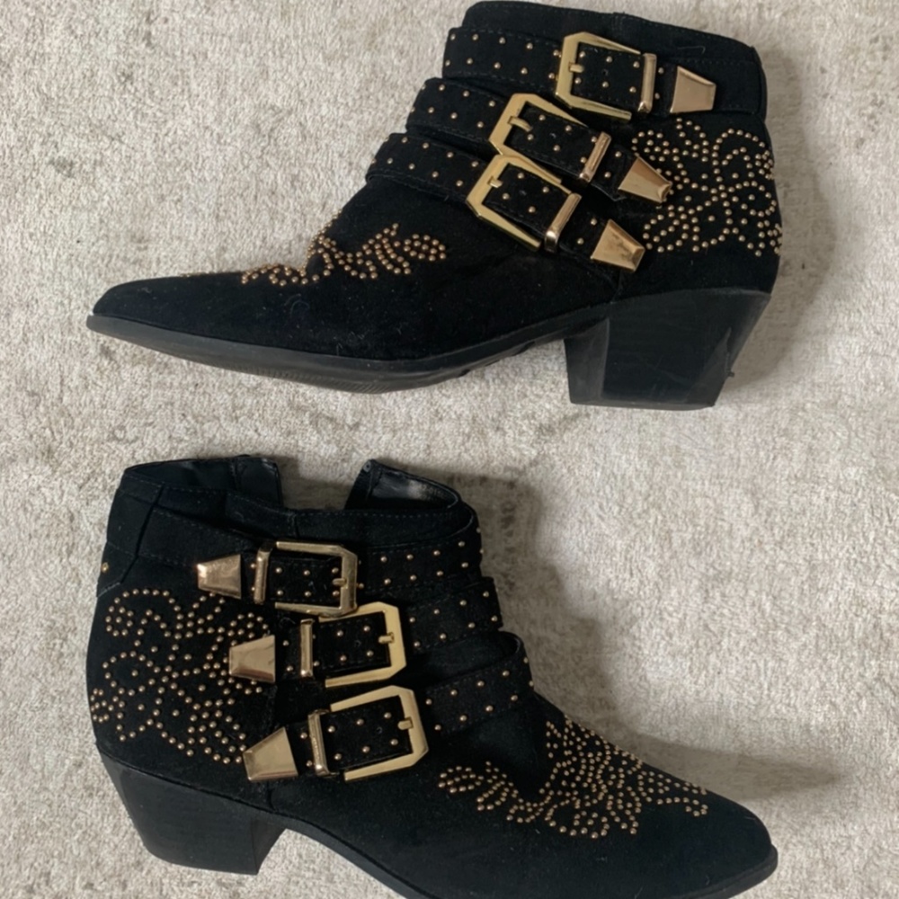 Topshop Kowboy Studded Booties